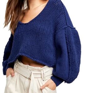 We The Free Knitted Crop Sweater